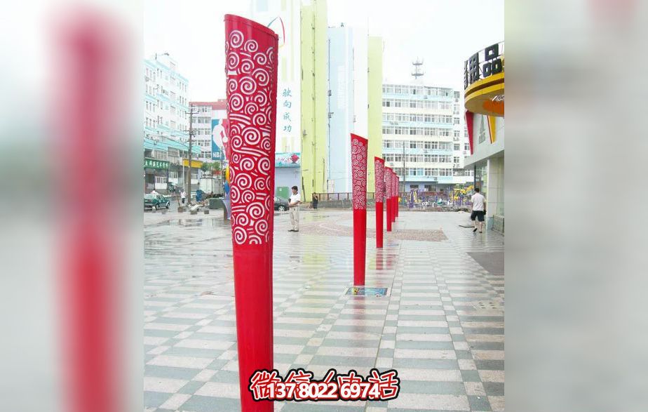 广场公园玻璃钢仿真户外火炬博鱼平台