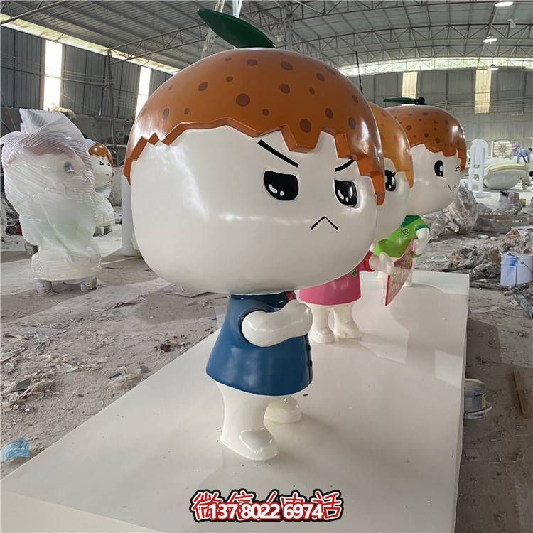 卡通人物公仔摆件商场游乐园博鱼平台