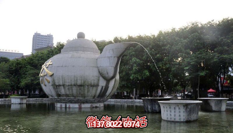 公园池塘大型不锈钢园林景观天壶博鱼平台