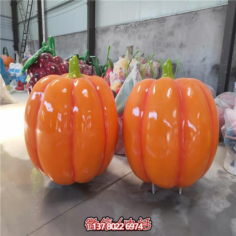 玻璃钢大型公园农场南瓜博鱼平台