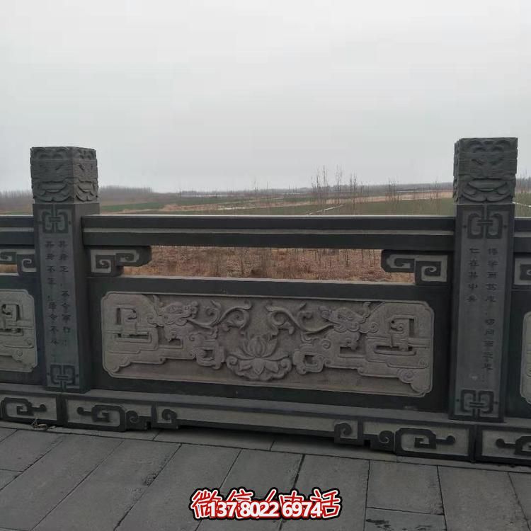 户外园林浮雕河道栏杆栏板博鱼平台