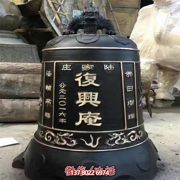 宗教寺庙大型铜雕铜钟博鱼平台