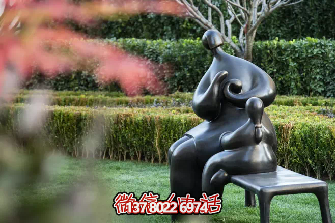 公园玻璃钢铜雕坐着长椅上的人物博鱼平台