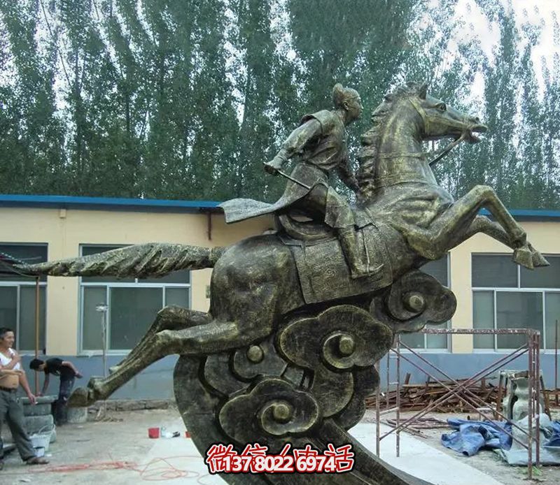 广场铜雕马儿跳跃的骑马博鱼平台 广场铜雕马儿跳跃的骑马博鱼平台
