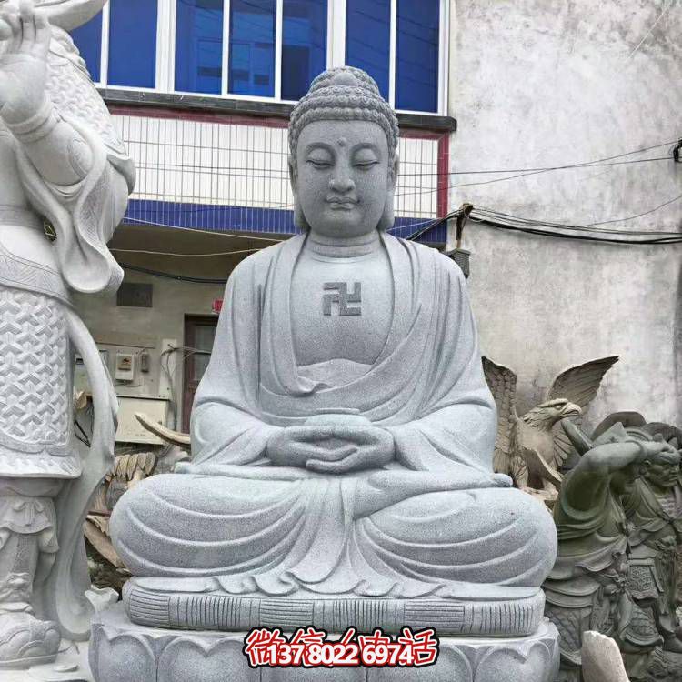 大理石石雕景区大型如来博鱼平台