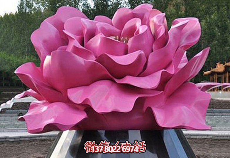 不锈钢彩色牡丹花博鱼平台