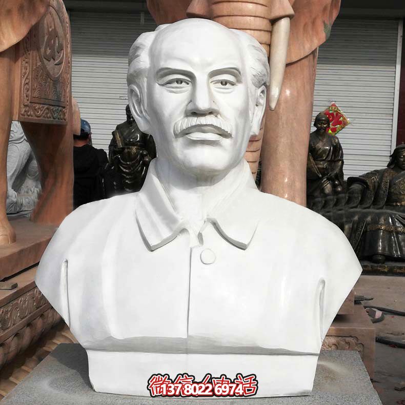 汉白玉胸像校园世界名人著名医生白求恩博鱼平台