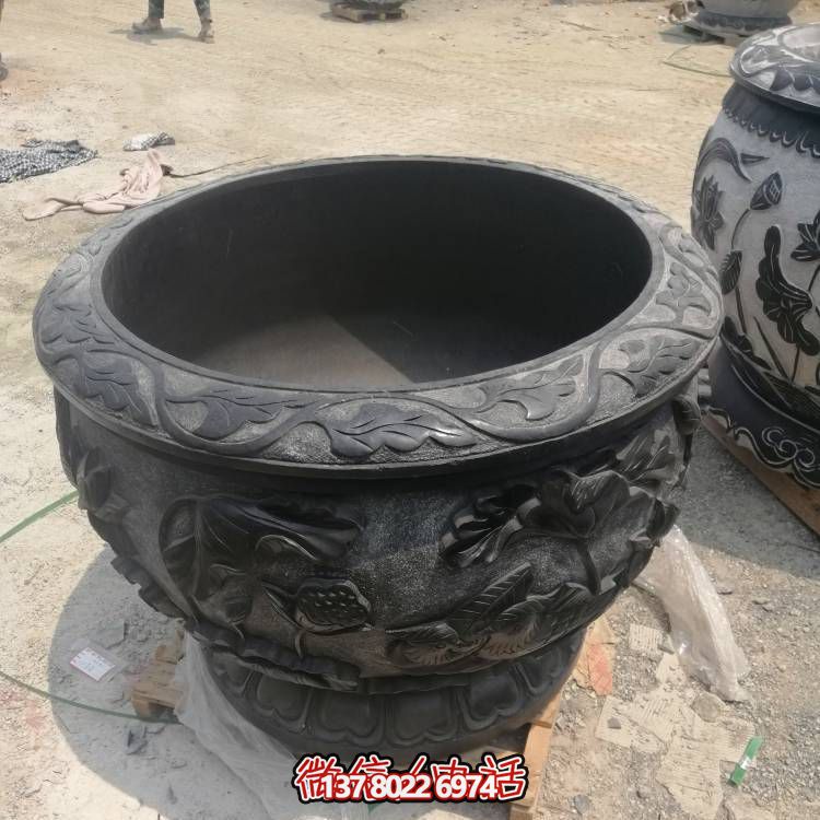 庭院仿古做旧老石槽博鱼平台