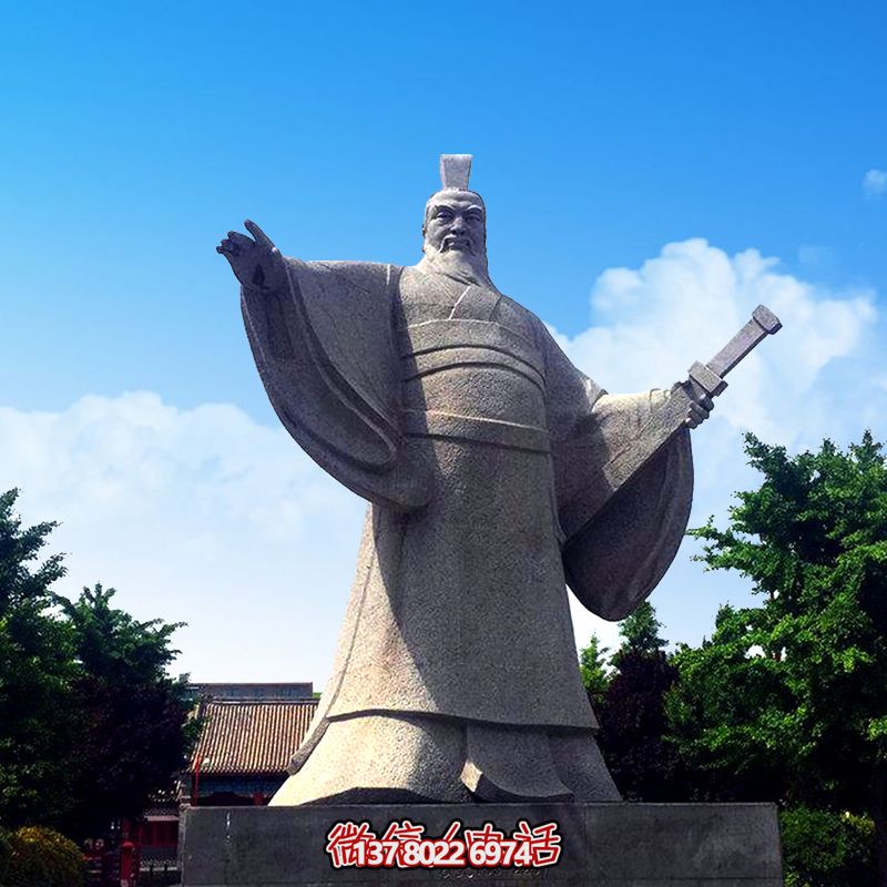 枭雄石雕景区园林历史名人曹操博鱼平台