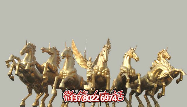 公园景区太阳神战神铜雕阿波罗博鱼平台