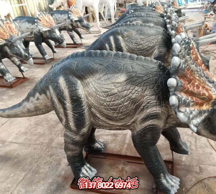 玻璃钢仿真动物摆件恐龙博鱼平台
