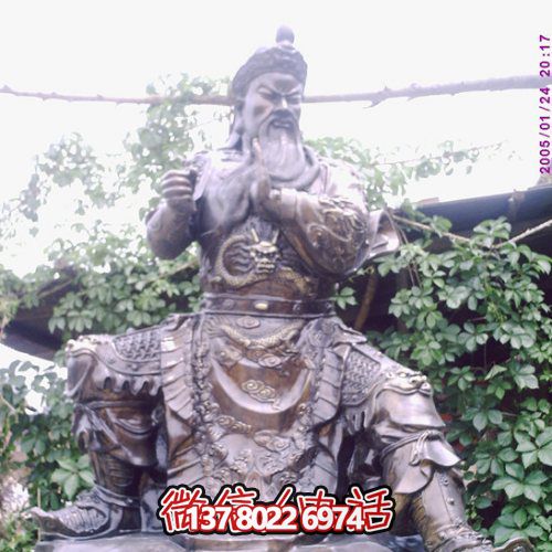 铜雕寺庙大型人物佛像景观武财神博鱼平台