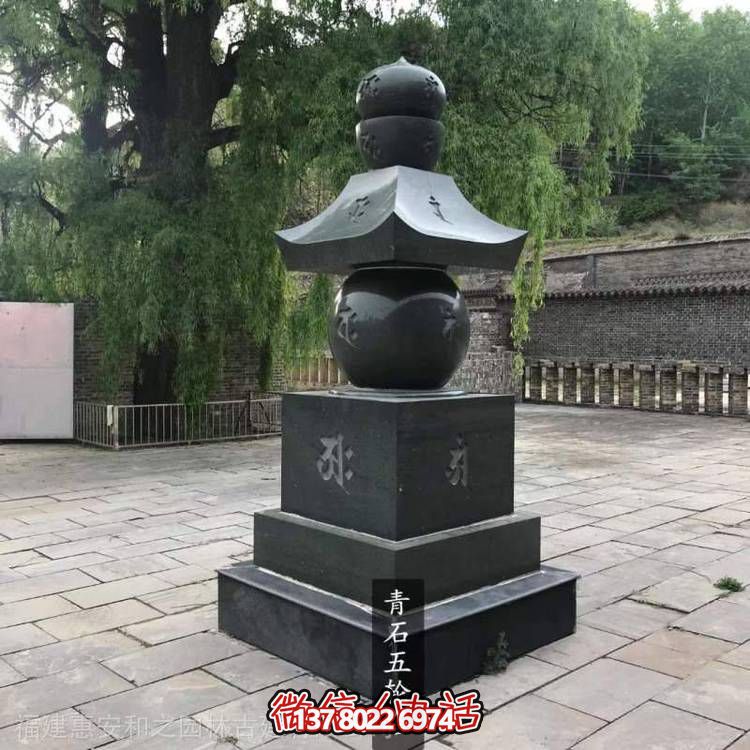 寺庙景区石雕舍利塔博鱼平台