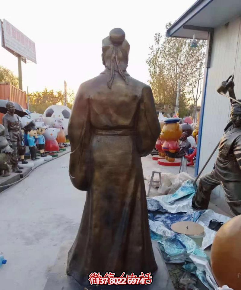 古代名医铜雕华佗博鱼平台