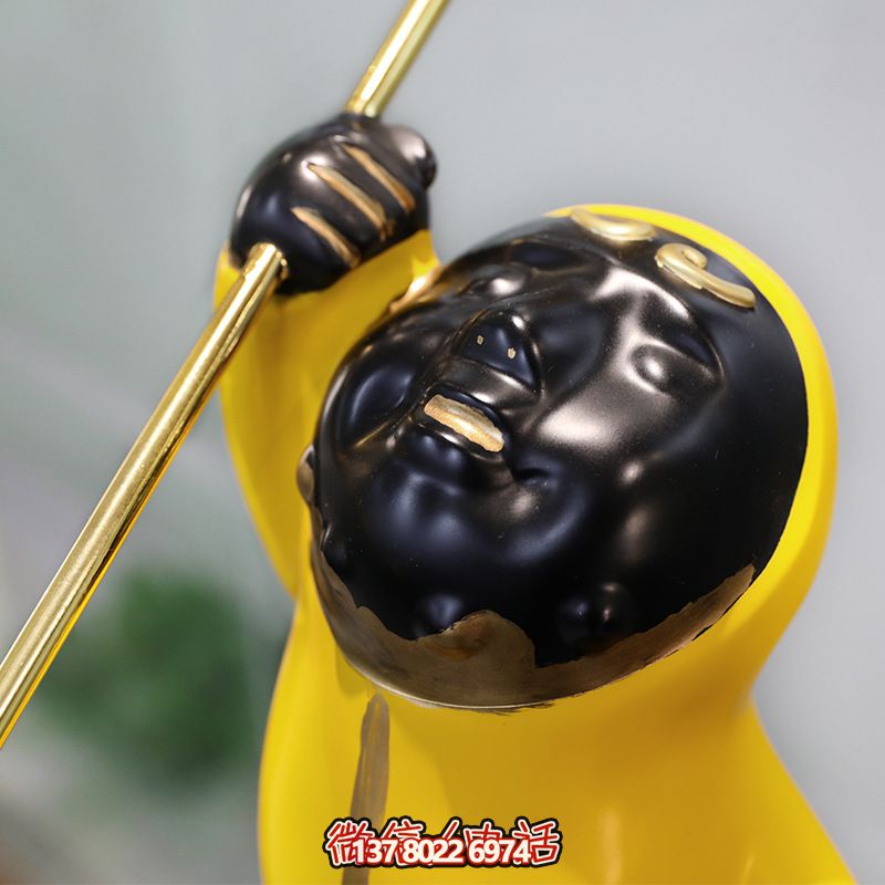 园林庭院孙悟空摆件工艺品装饰艺术品树脂博鱼平台