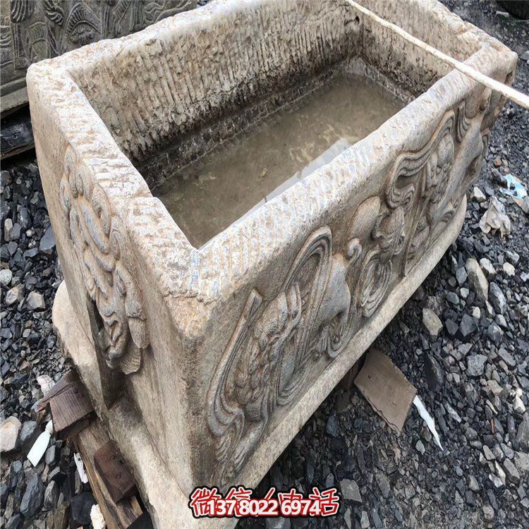 老石槽，汉白玉仿古石槽