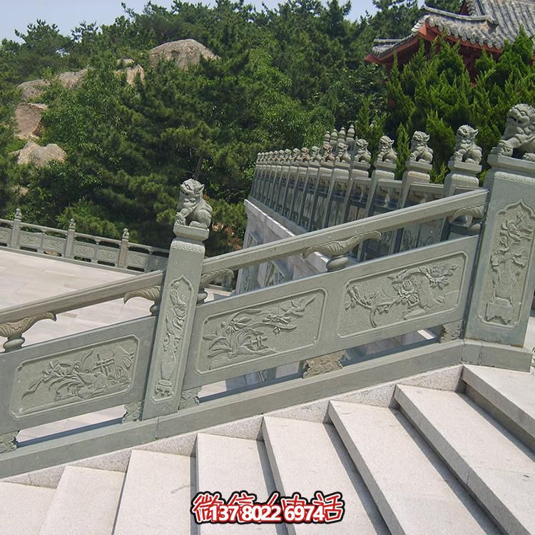 故宫景点大理石石雕浮雕护栏博鱼平台