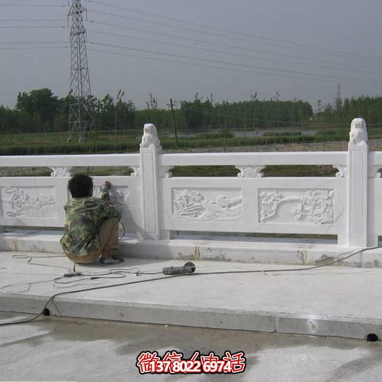 大理石石雕景观户外浮雕景观栏杆栏板博鱼平台
