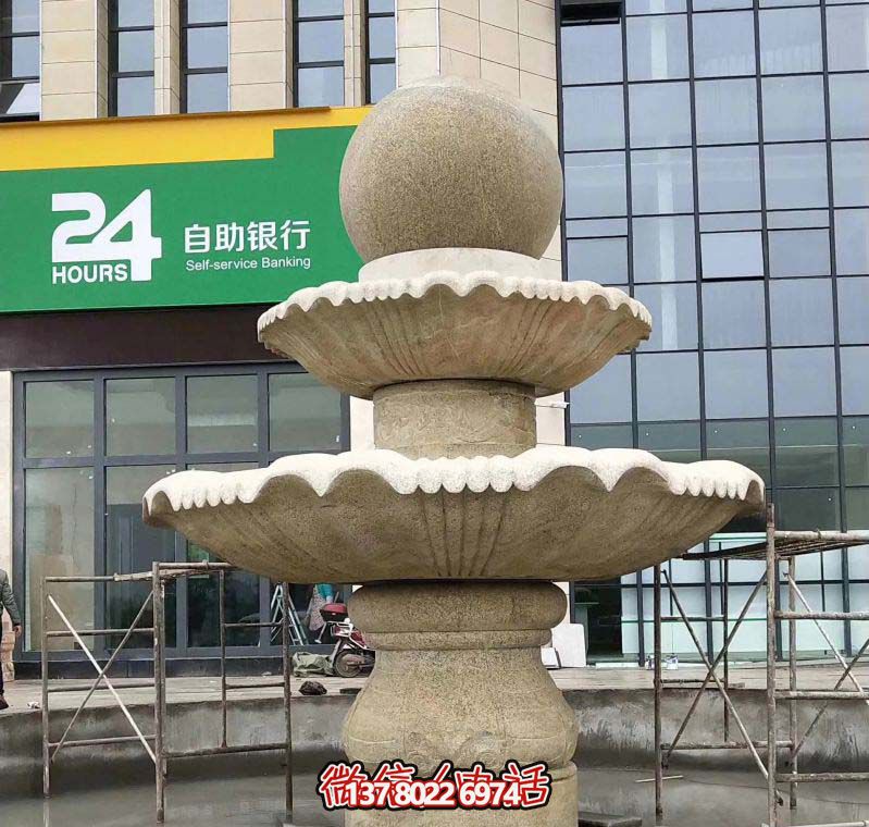 商场大理石风水球喷泉博鱼平台 商场大理石风水球喷泉博鱼平台