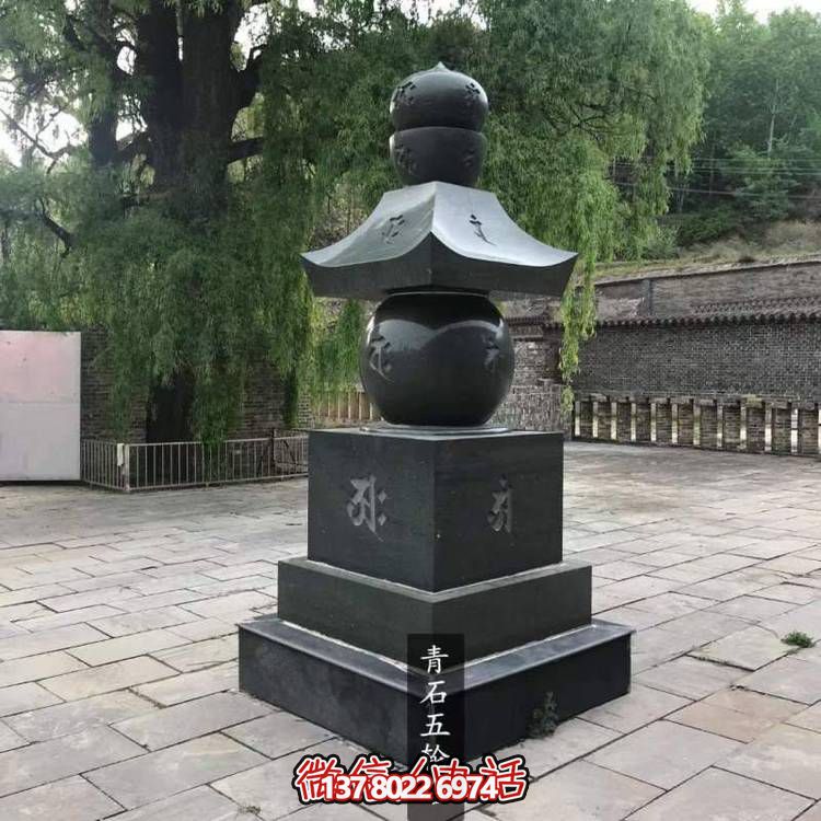 仿古石雕石塔户外石佛塔博鱼平台