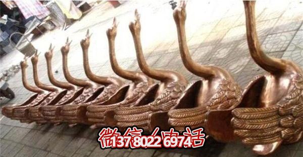 景区工艺创意喷金烤漆天鹅博鱼平台