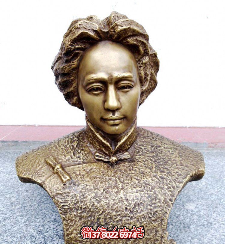 伟人毛主席头像铜雕毛泽东博鱼平台