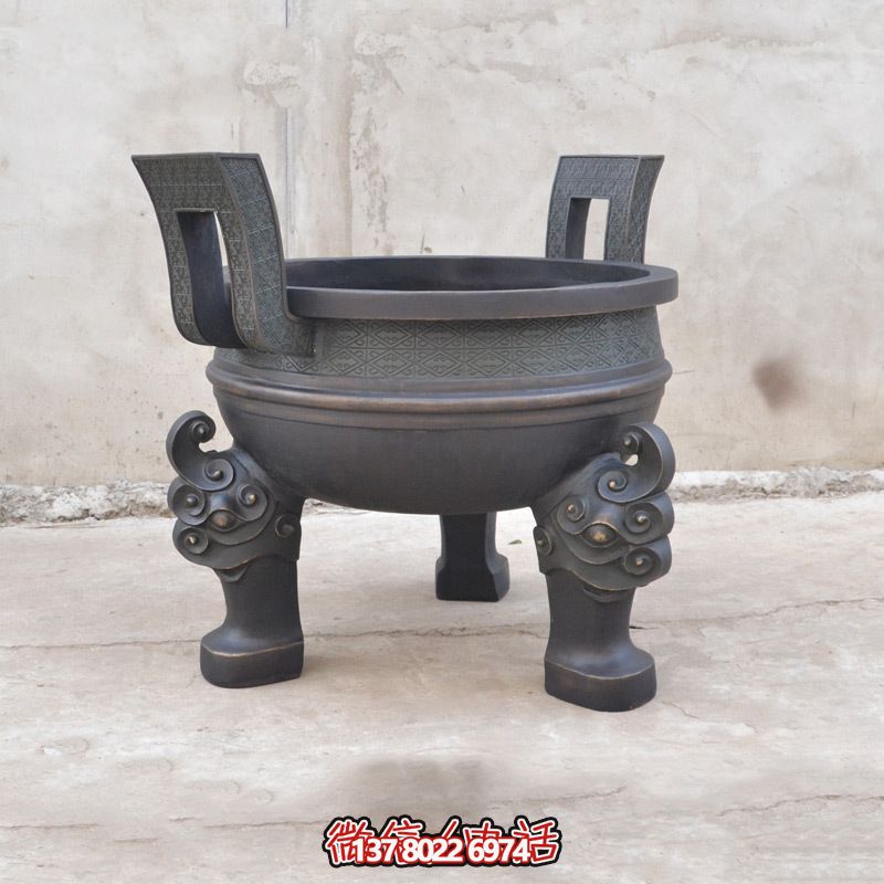 不锈钢仿铜古代文物鼎博鱼平台 不锈钢仿铜古代文物鼎博鱼平台