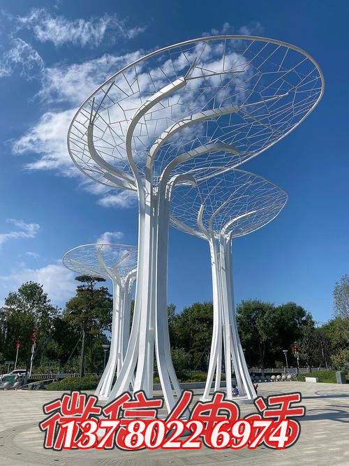 苍穹之树 —— 不锈钢户外景观博鱼平台