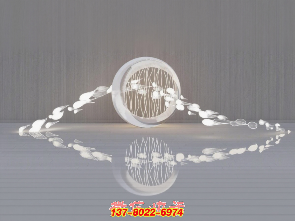 光韵流羽 —— 不锈钢户外景观博鱼平台的诗意营造