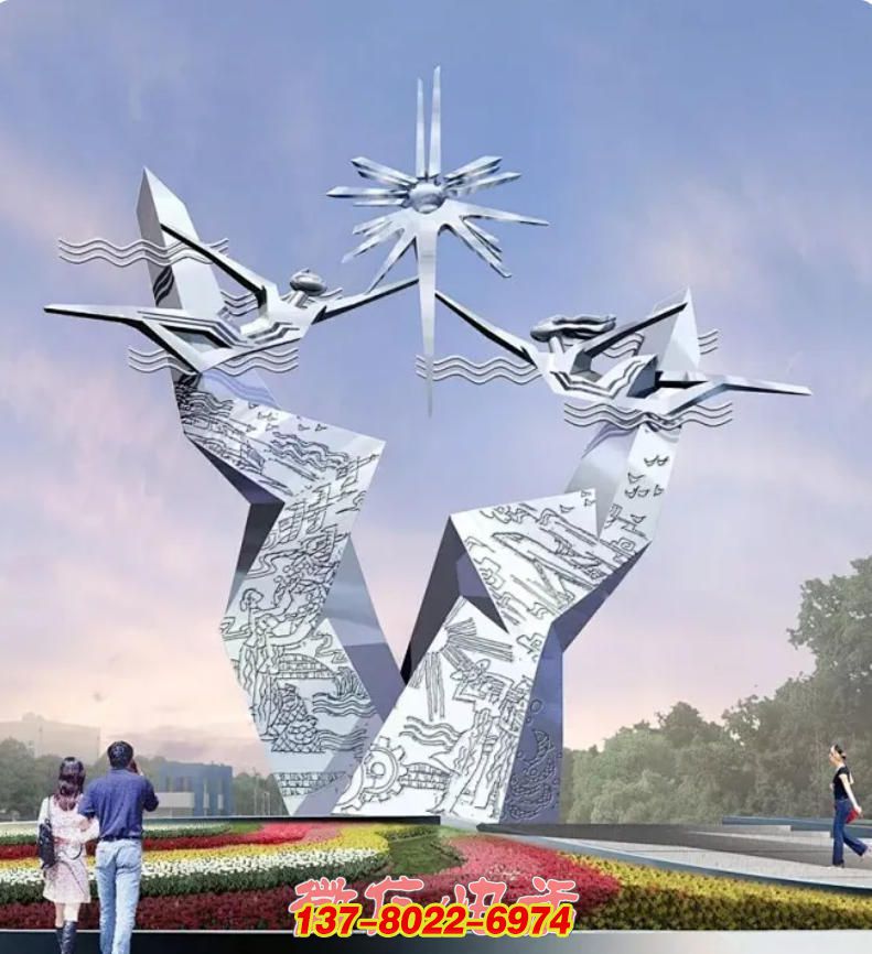 逐光筑梦：不锈钢户外景观博鱼平台