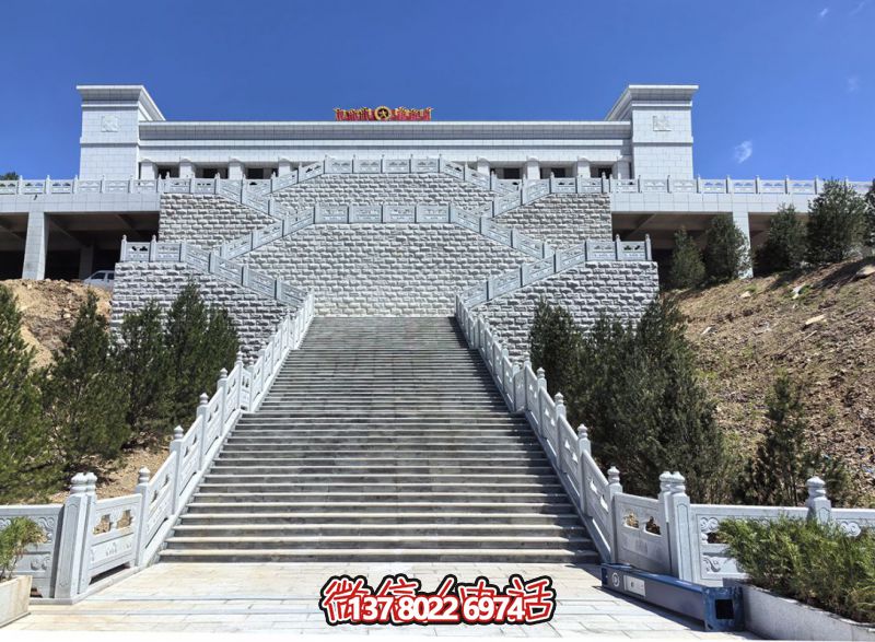 花岗岩露台石雕步梯、栏杆栏板