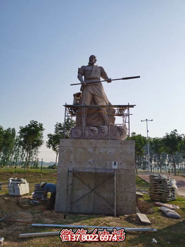 石材人物博鱼平台——河南洛阳大禹治水博鱼平台